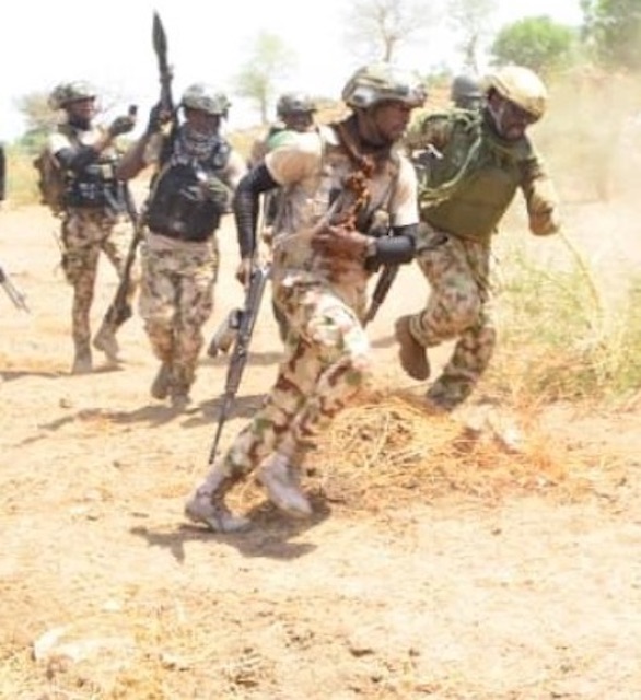 Troops pursue terrorists on Mandara Mountain