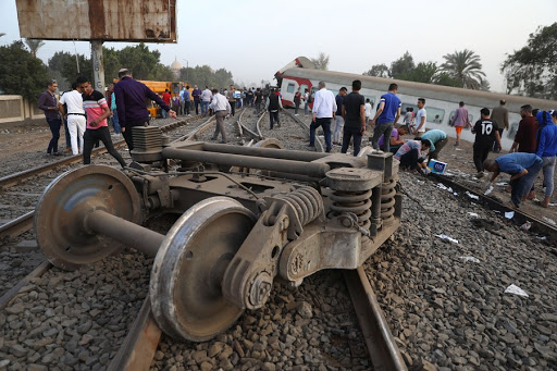 egypt train derailment