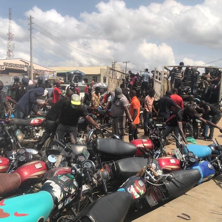 Taskforce impounds 92 bikes