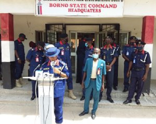 NSCDC discovers bomb in farm in Borno