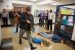 Active shooter drill in a school in America