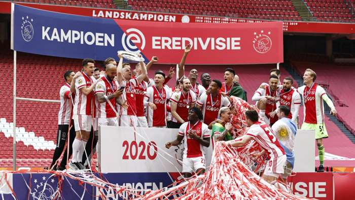 Ajax crowned Eredivisie champions