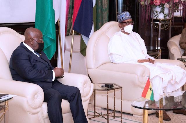 Akufo-Addo, Buhari settle down for talks