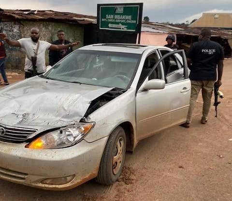 Another vehicle used by Gulak's killers