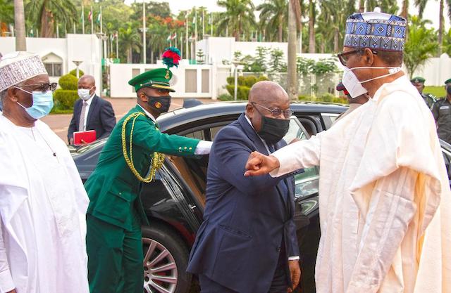 Buhari receives Nana Akufo-Addo