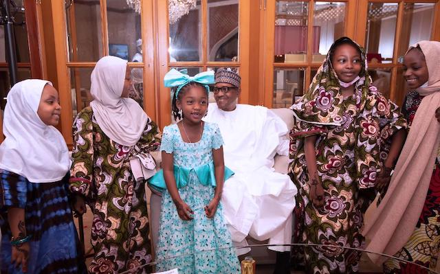 Buhari and the grandkids