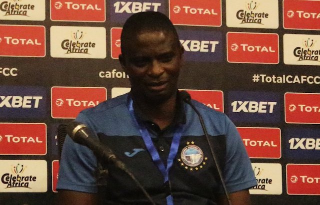 Coach Fatai Osho: hopes to stun Pyramids of Egypt