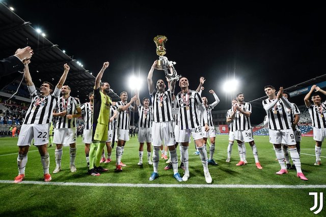 Coppa Italia winners Juventus