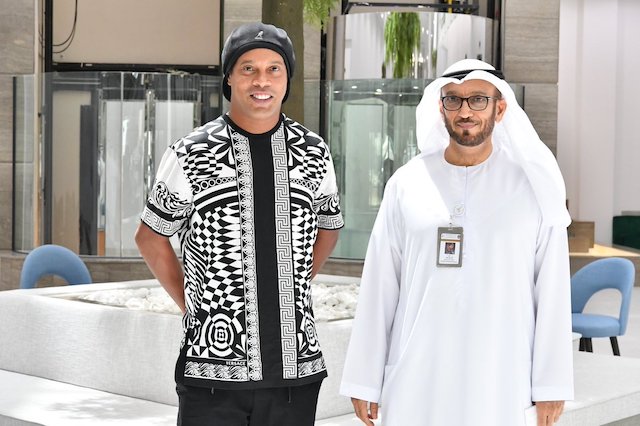 Ronaldinho in UAE for the Golden Visa