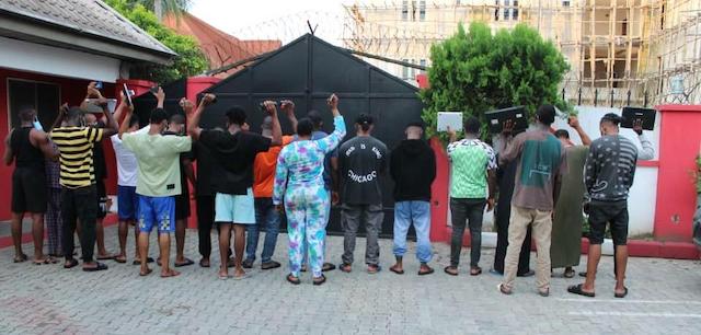 Emmanuel Eneji arrested with 19 other internet fraud suspects