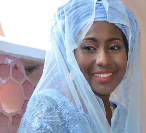 Fatima Buhari on her wedding day