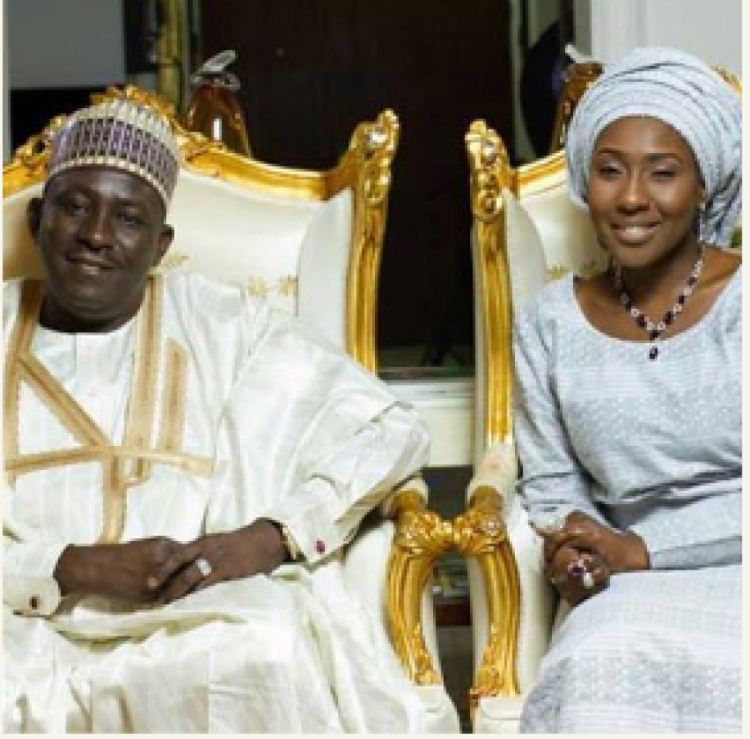 Gimba Yau Kumo and Fatima Buhari : marriage  has collapsed 
