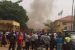 File: INEC office in Awka gutted by fire in February 2019