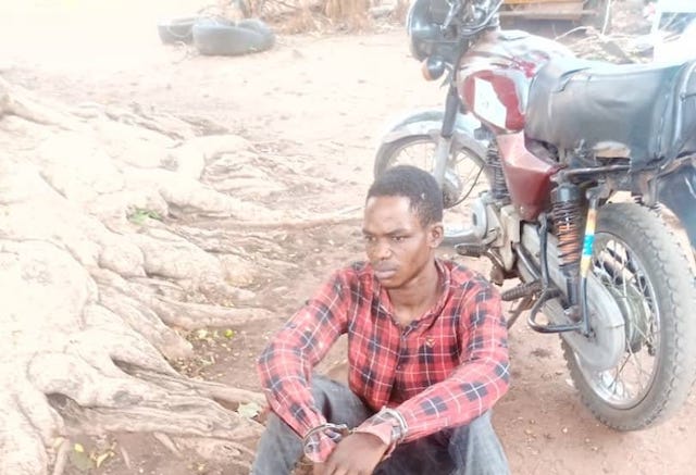 Kehinde John Moses arrested with fresh human head, hands