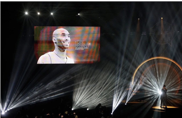 Kobe Bryant alive at Hall of Fame induction