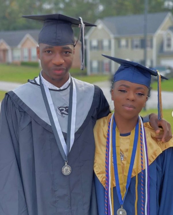 MC Oluomo's children Olashile and Abisola graduate in Georgia High schools