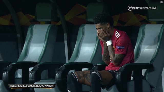 Marcus Rashford disappointed over Europa loss