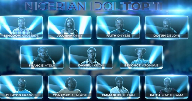 Nigerian Idol finalists