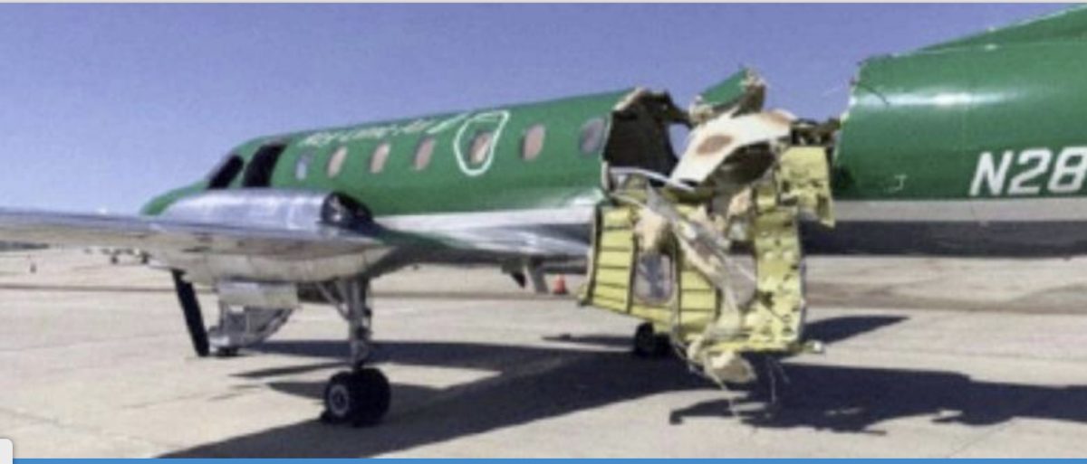 One of the planes involved in the mid-air collision at Denver airport