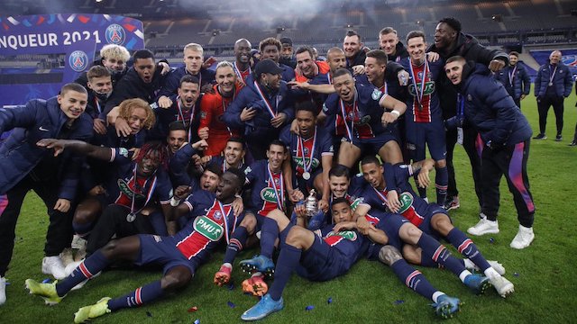PSG French Cup champions