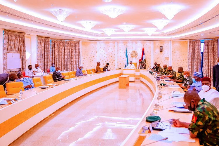Buhari presides over security council meeting