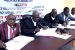 Justice Christopher Awubra and other members of the Judicial Panel of Inquiry at a sitting in Taraba State on January 6, 2021.