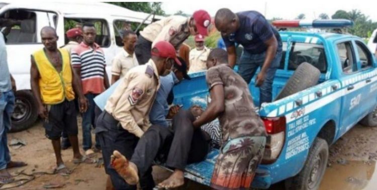 File Photo: Injured victims of a road accident