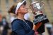 Barbora Krejcikova with the French Open trophy