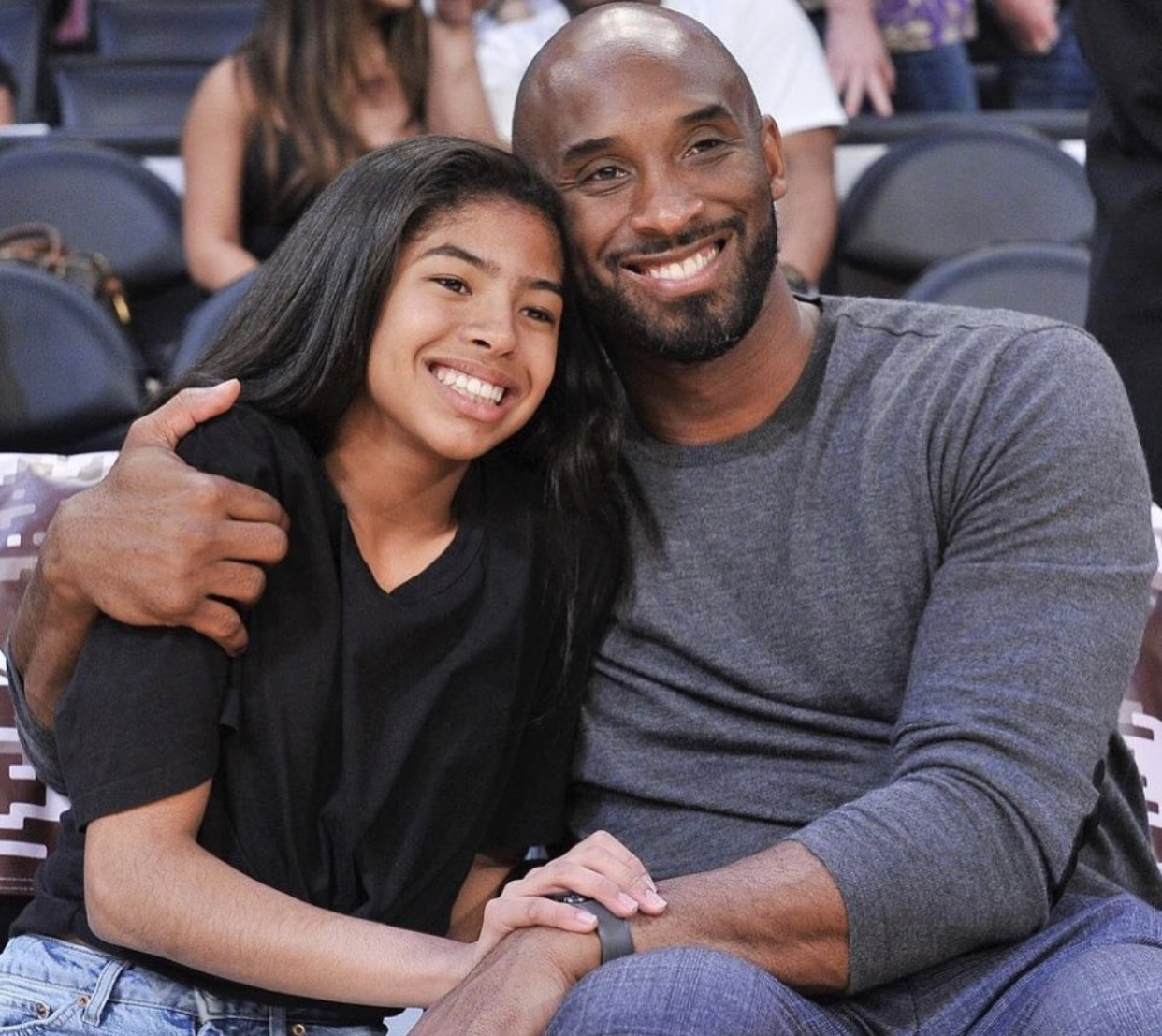 Kobe Bryant and Gigi