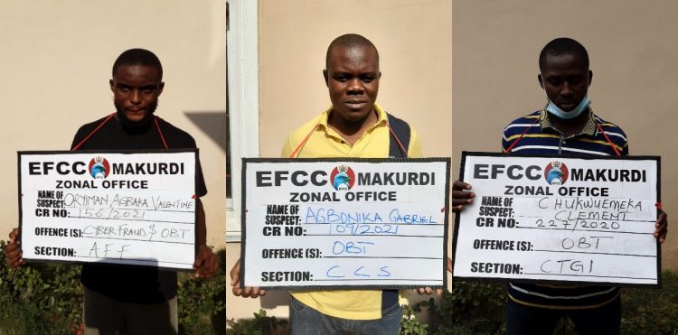 Cybercrime: Benue Court remands three suspected fraudsters in Makurdi