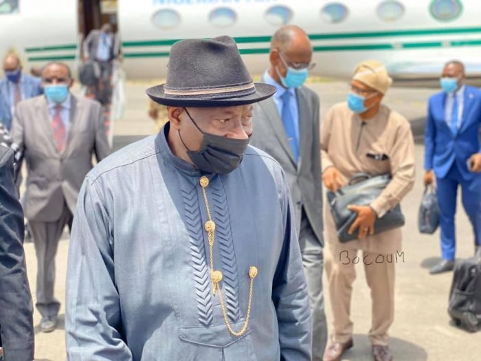 Ex-President Goodluck Jonathan arrives Bamako, Mali on Tuesday