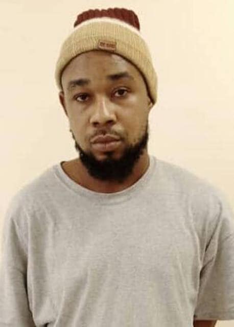 Ezenyeche Kingsley Ebuka hides heroine in his anus