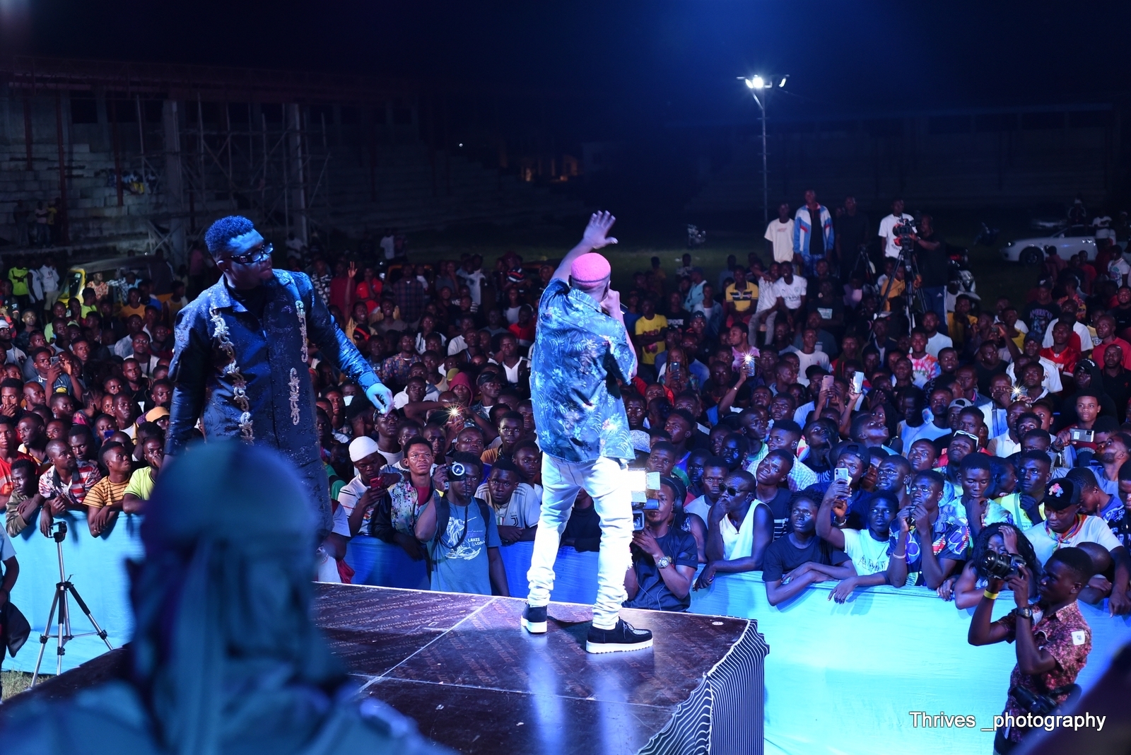 Ruger performing at Jumabee Inspires Concert 2021 held in Lokoja, Kogi State