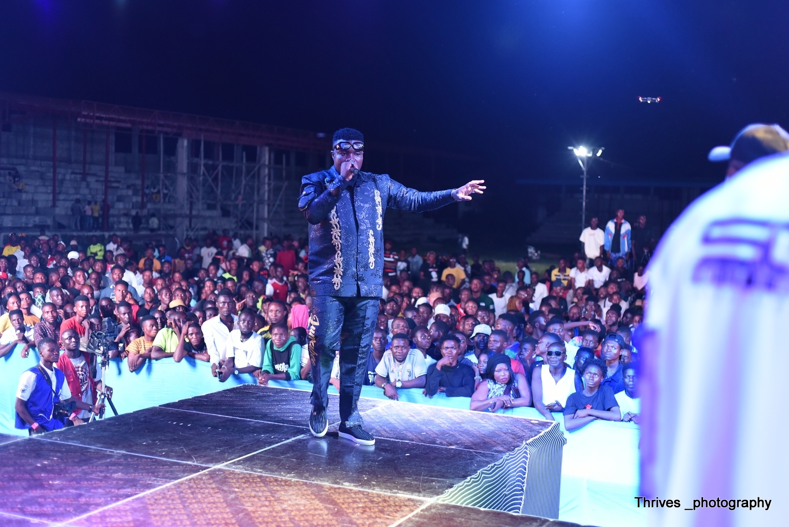 Jumabee performing at his Concert held in Lokoja, Kogi State