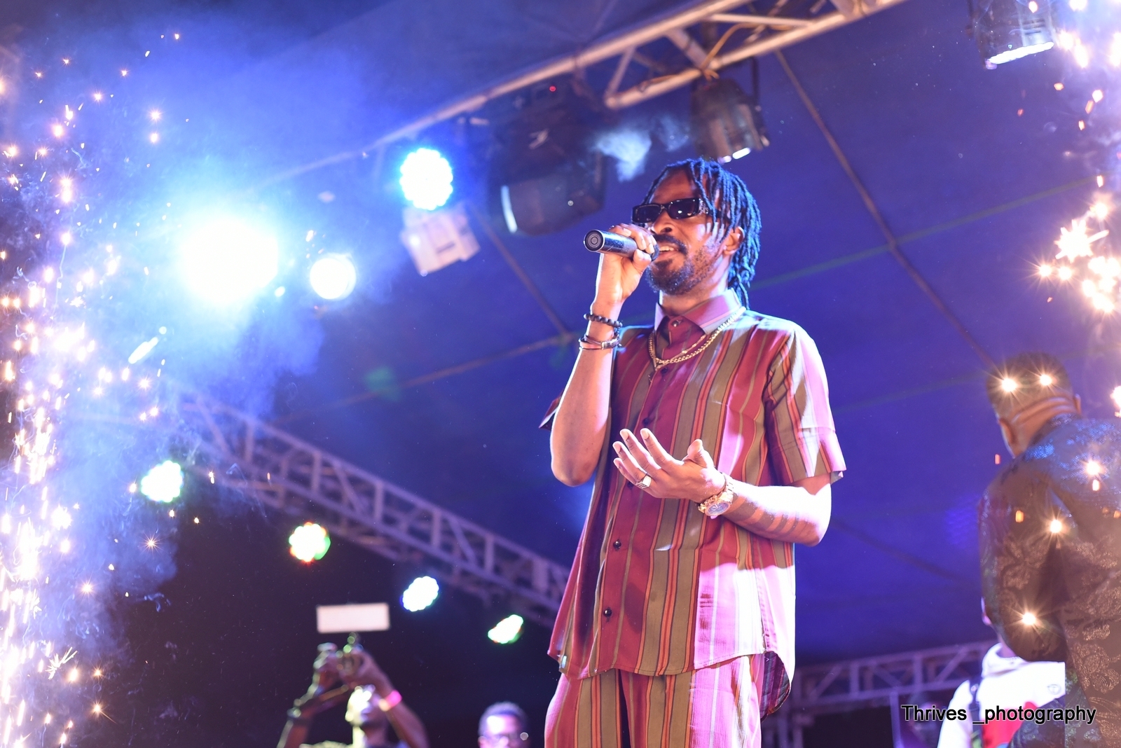 9ice performing at Jumabee Inspires Concert 2021 held in Lokoja, Kogi State