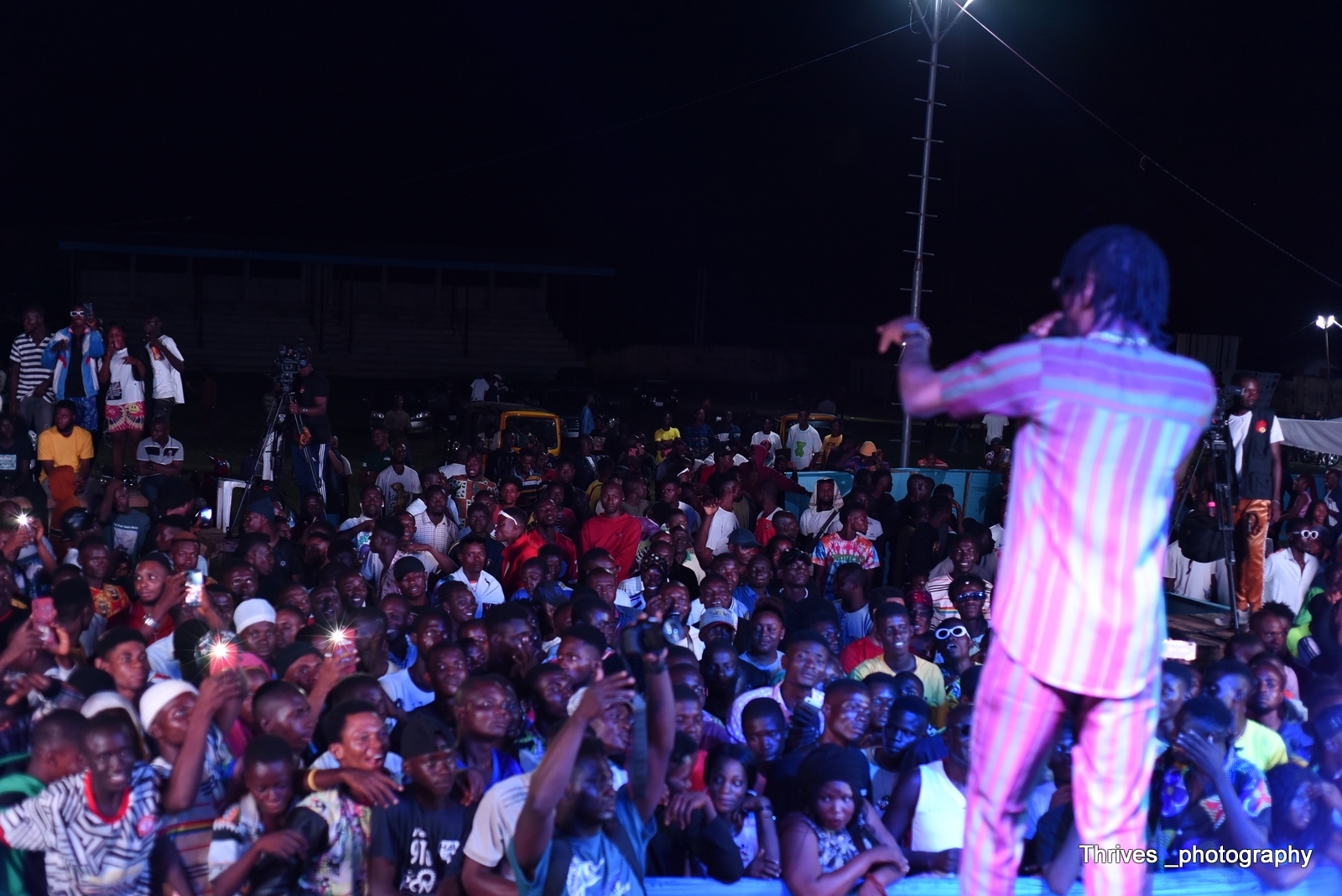 9ice performing at Jumabee Inspires Concert 2021 held in Lokoja, Kogi State