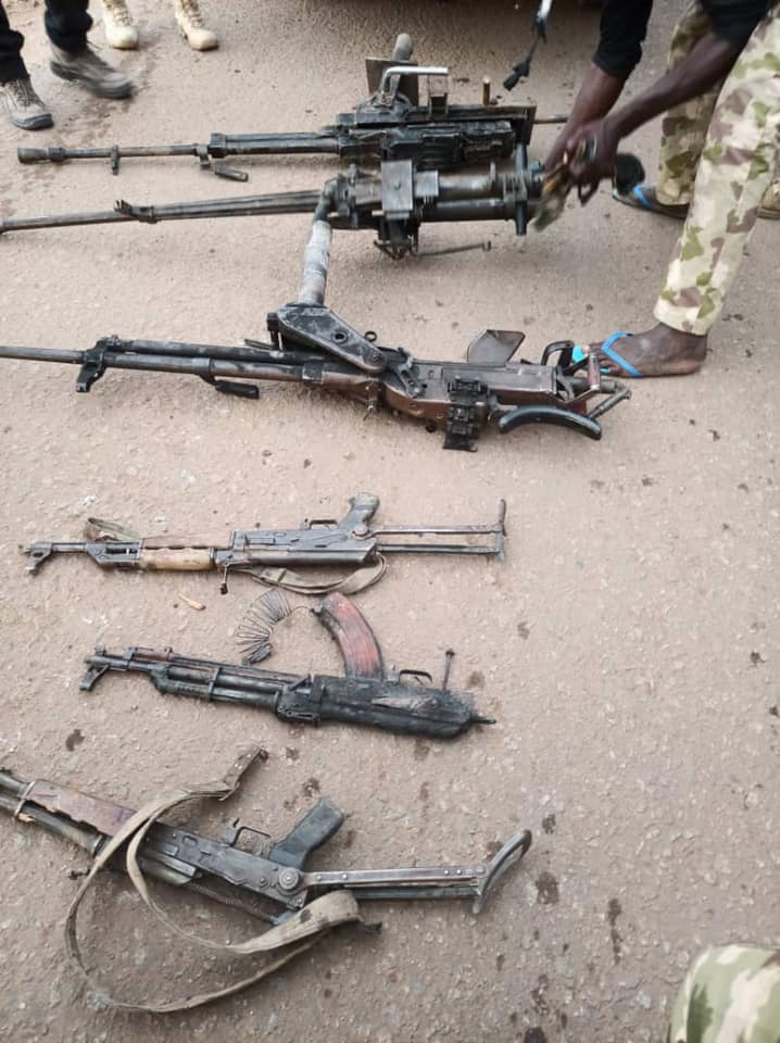 ISWAP, Boko Haram weapons seized by Nigerian troops