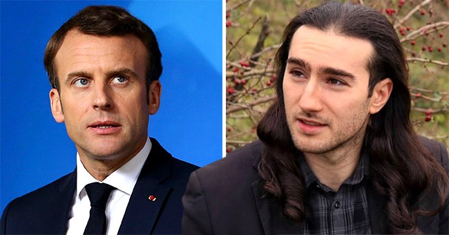 Macron and Damien Tarel