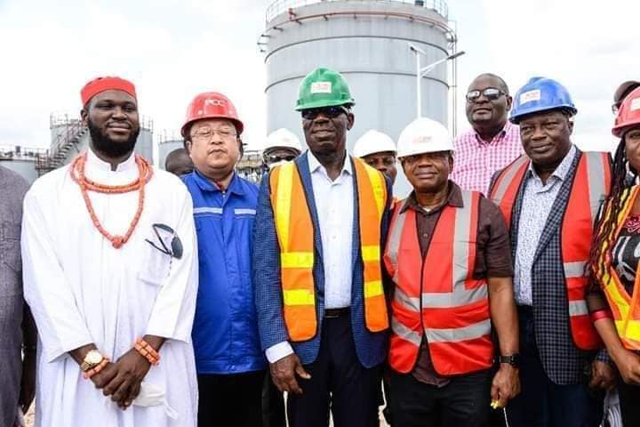 Obaseki at the Edo modular refinery