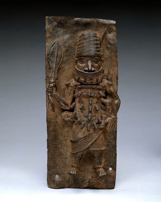 One of the bronze works looted from the palace of Oba of Benin in the 19th Century