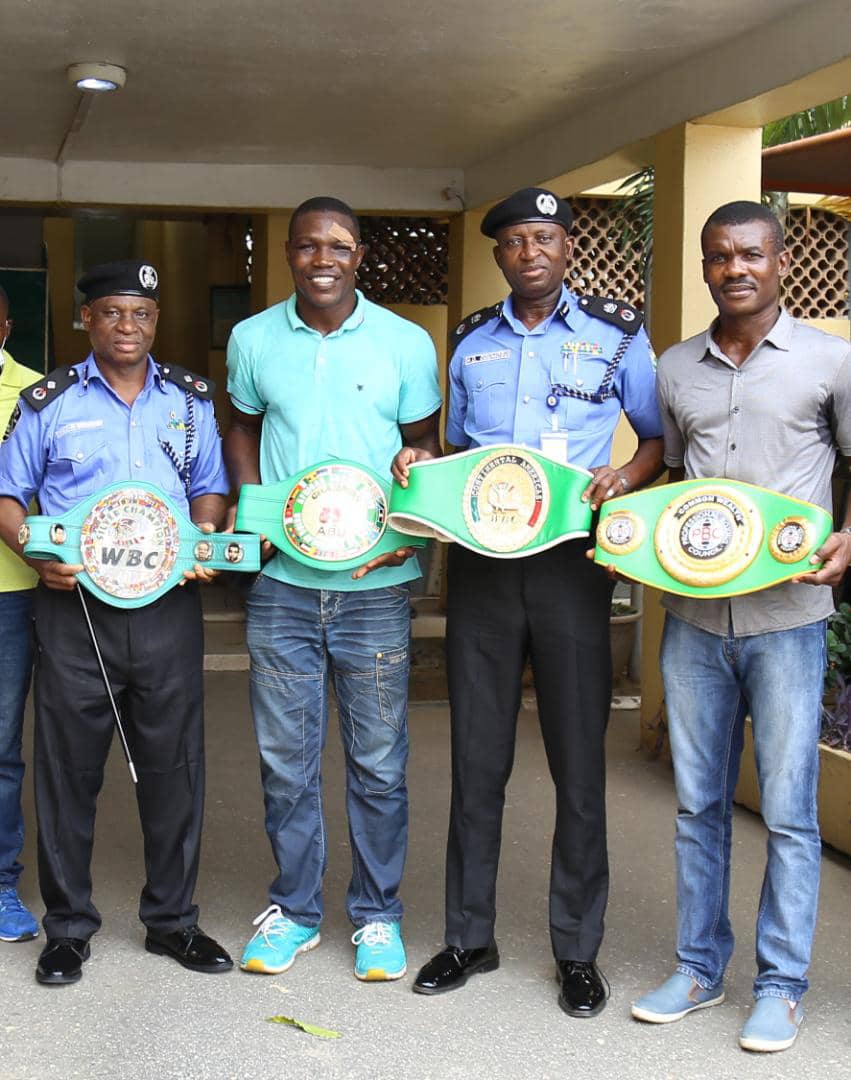 Lagos CP Odumosu receives Police International Boxing Champions