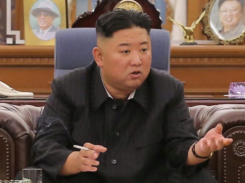 Kim Jong Un appears to have shed some weight