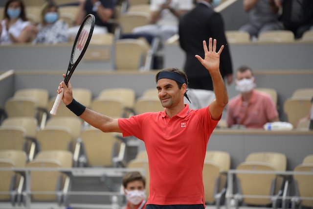 Roger Federer: says goodbye to French Open