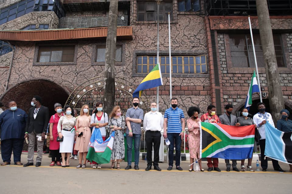 Delegation from South Africa at TB Joshua's lying-in-state 