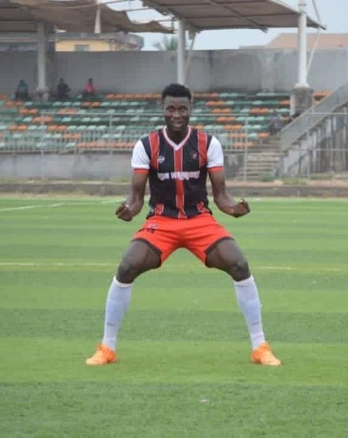 Abia Warriors Hat trick man Lukman Bello