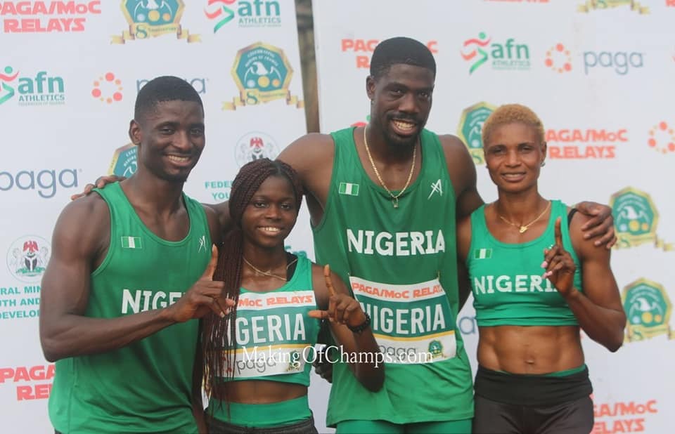 Nigeria’s first 4×100 mixed relay team going to Tokyo Olympics