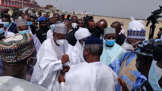 Osinbajo with Ganduje