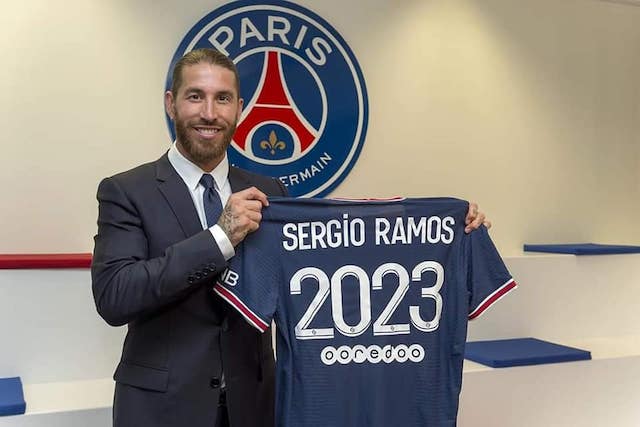 Sergio Ramos is now PSG player