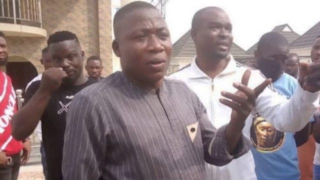 Sunday Igboho arrested in Cotonou