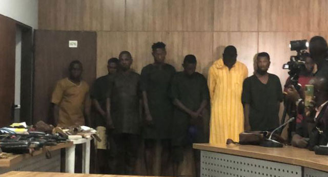 The men arrested in Sunday Igboho's home in Ibadan